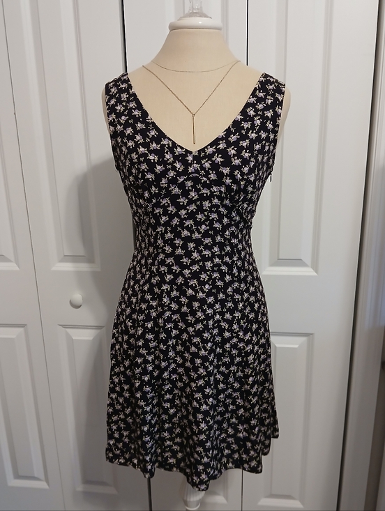 Moda International Dresses & Skirts - Like New Vintage 1990's Y2K MODA International Purple Floral Print Dress Size 6